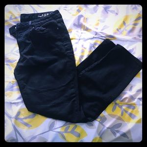 GAP 1969 curvy black skinny jeans